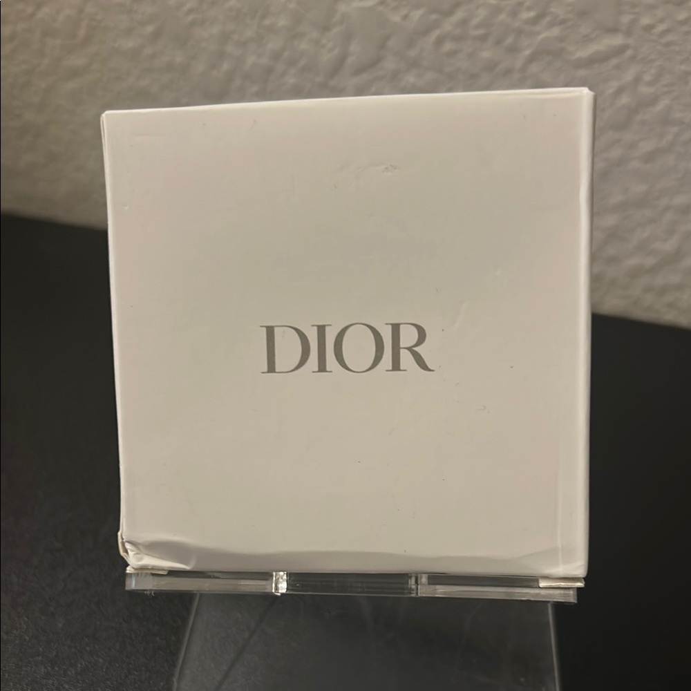 Dior Metallic Silver Round Pouch - Picture 3 of 5